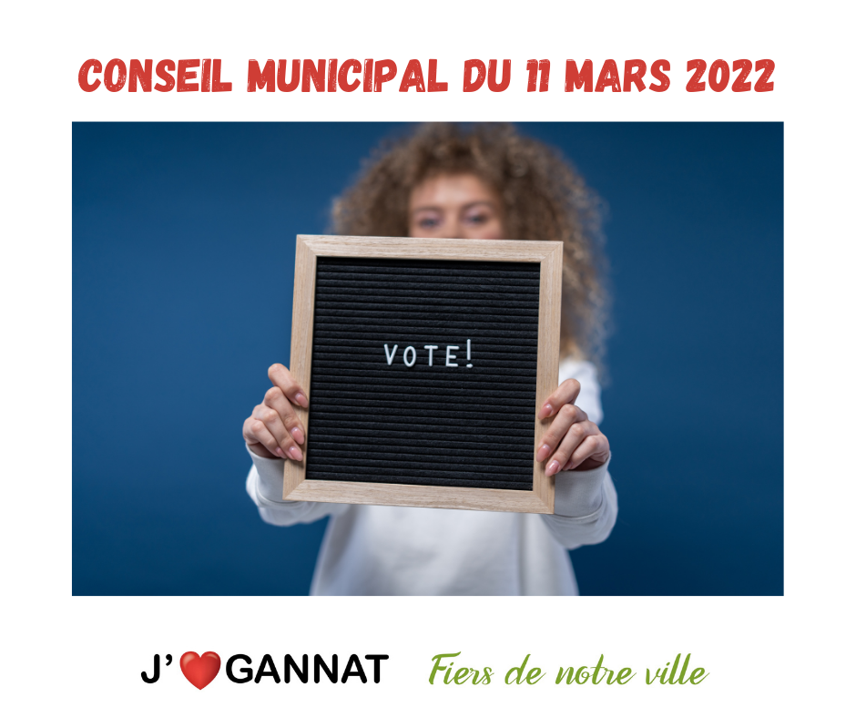 Conseil Municipal du 11 mars 2022